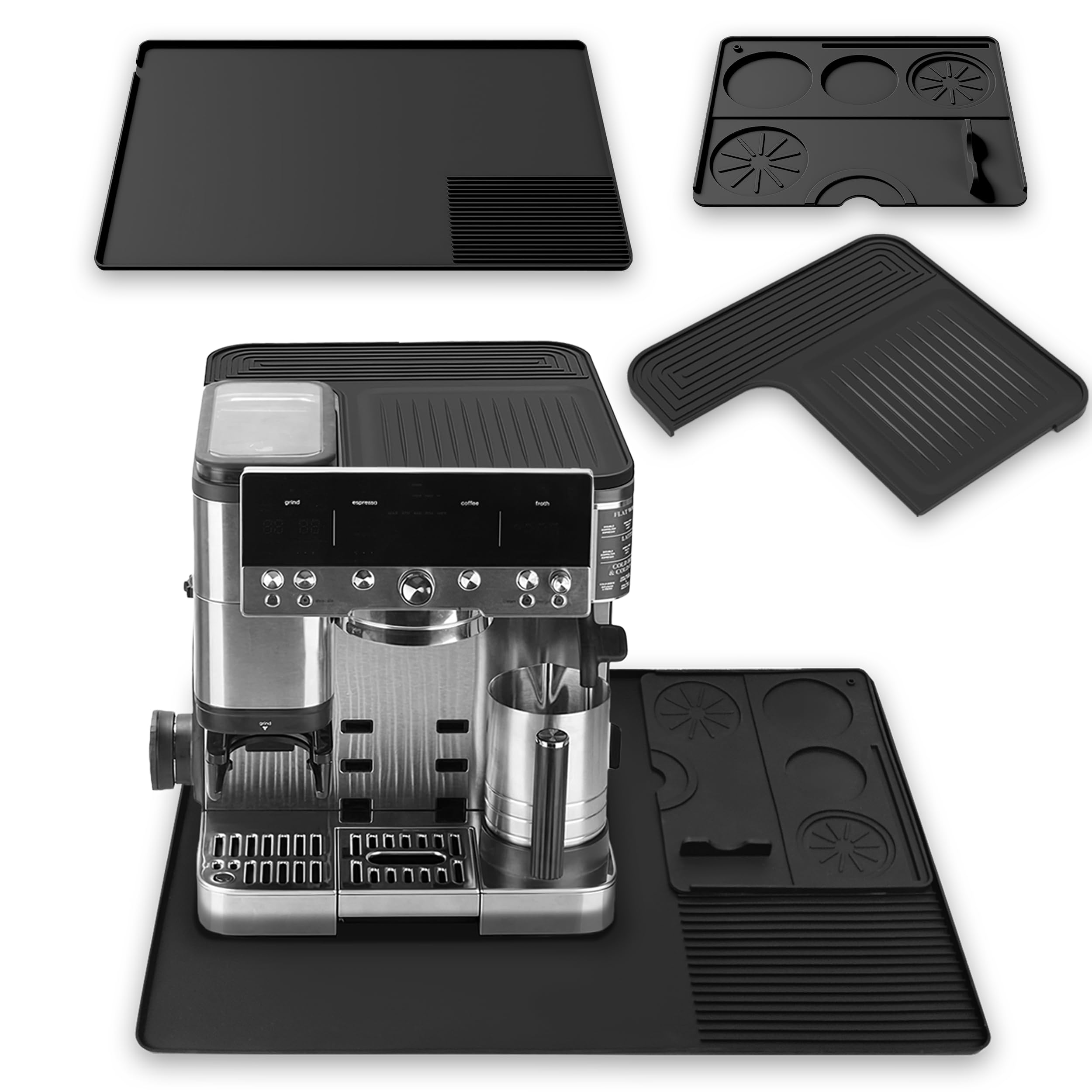 Aolaike Ninja Luxe top mat stabilizes and protects the brewing area