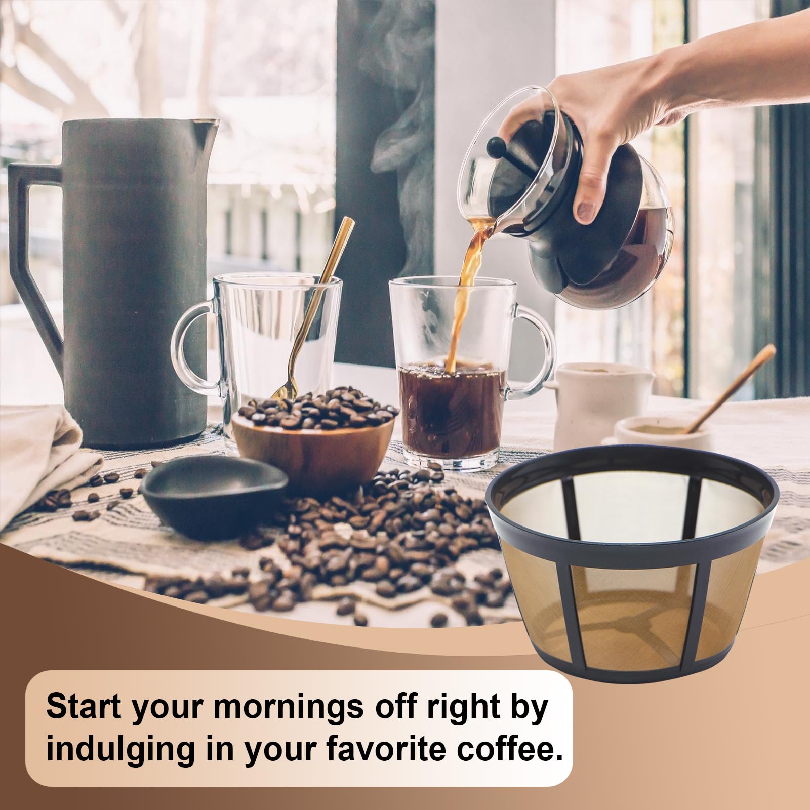 Aolleteau BPA free material ensures safe brew over years