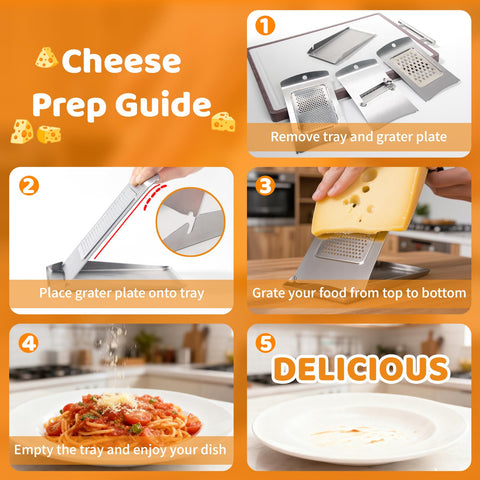 Built-in tray base stabilizes ingredients for stable prep with Aolzg.