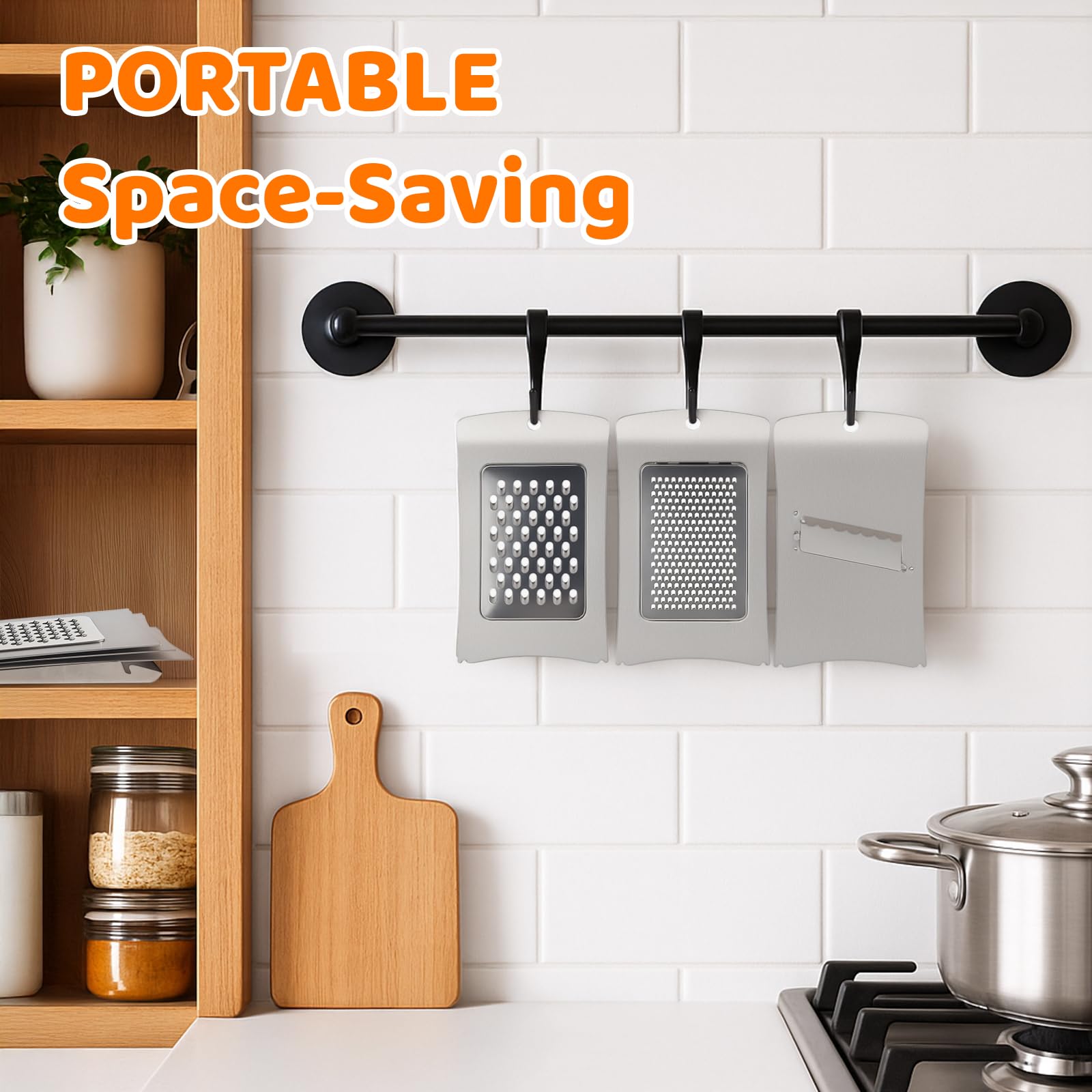 Dishwasher-safe stainless steel construction of the Aolzg set.
