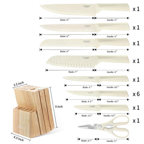 Aomiesen 8 inch bread knife for smooth bread slicing without tearing