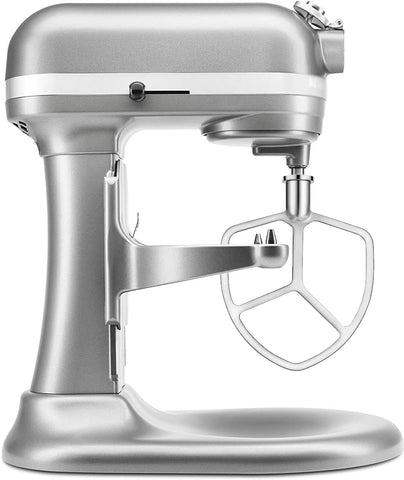 Aooaid stainless steel paddle flat beater for KitchenAid 6qt Bowl Lift, versatile attachment.