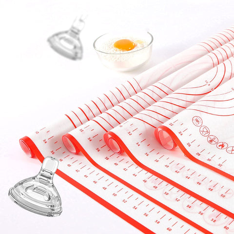 AooBaBa baking mat cleans easily for reuse across sessions