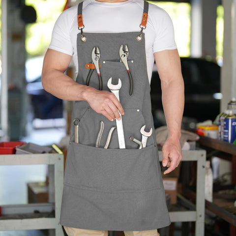 Aoomzoon 27x32-inch coverage apron protecting clothing in kitchen or workshop