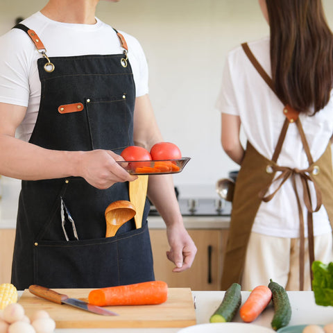 Aoomzoon cross-back kitchen setup ideal for grilling and BBQ