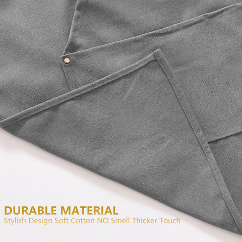 Aoomzoon apron multi-pocket design keeping phone, notebook, and thermometer handy