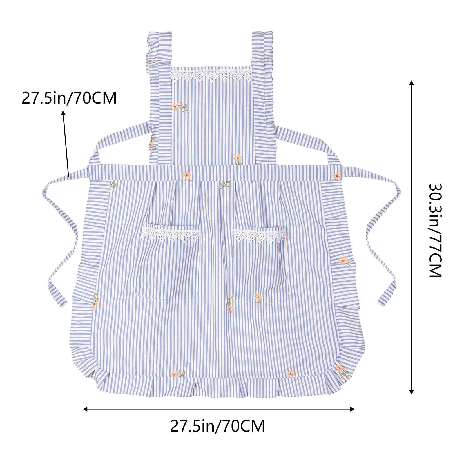 Aoomzoon apron features two pockets for easy access to tools.