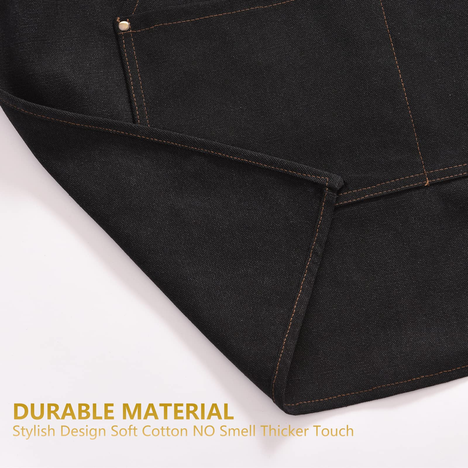 Aoomzoon canvas apron care guide with simple washing instructions