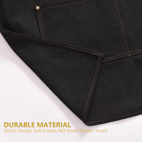 Aoomzoon canvas apron care guide with simple washing instructions