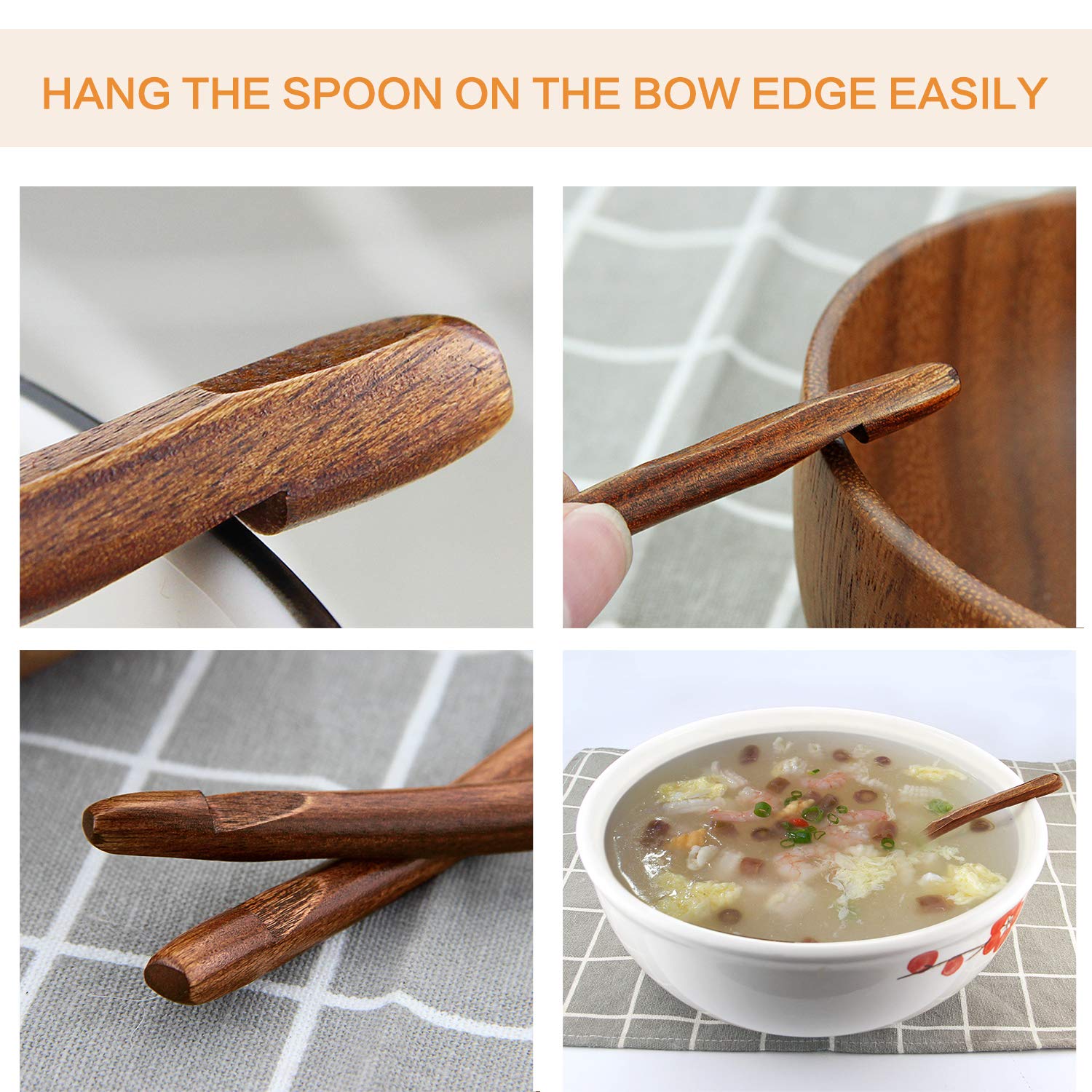 AOOSY ramen-friendly spoon for easy portioning and serving.