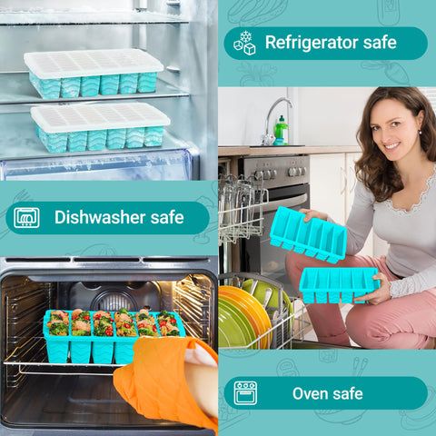 Aopigavi lid-sealed stackable freezer trays keep odors out and space tidy.