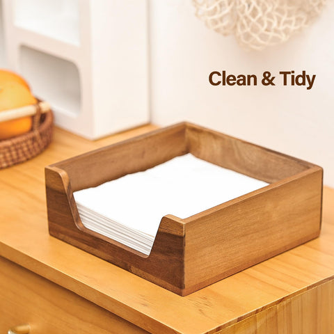 Aoravvik napkin holder supports up to 70 napkins for gatherings
