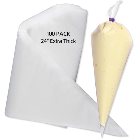 AOSHIDINGSHUO 24-inch piping bags with large capacity for frosting.