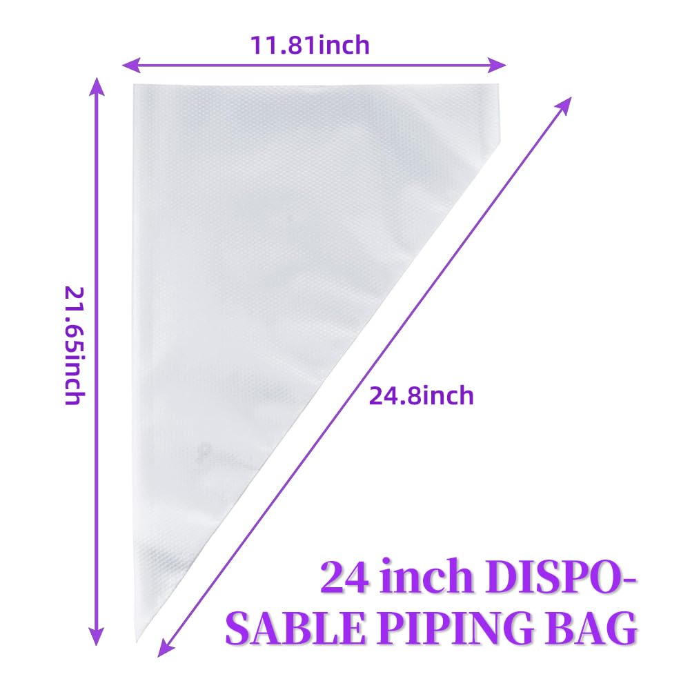 AOSHIDINGSHUO bags are compatible with piping tips for versatile decorating.