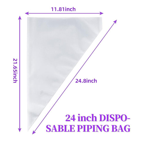 AOSHIDINGSHUO bags are compatible with piping tips for versatile decorating.