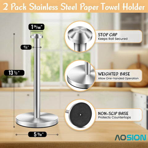 AOSION anti-tip stability base keeps spills away while cooking