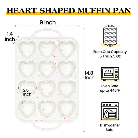 AOTASO muffin-pan on display with muffins shows versatile use-case possibilities.