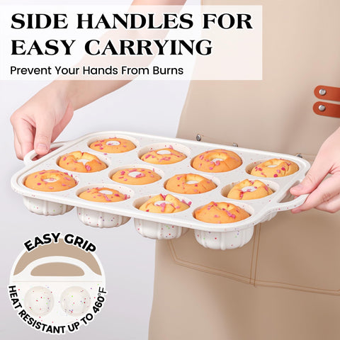 AOTASO silicone pan is odorless and BPA-free for safe freezer-to-oven use.