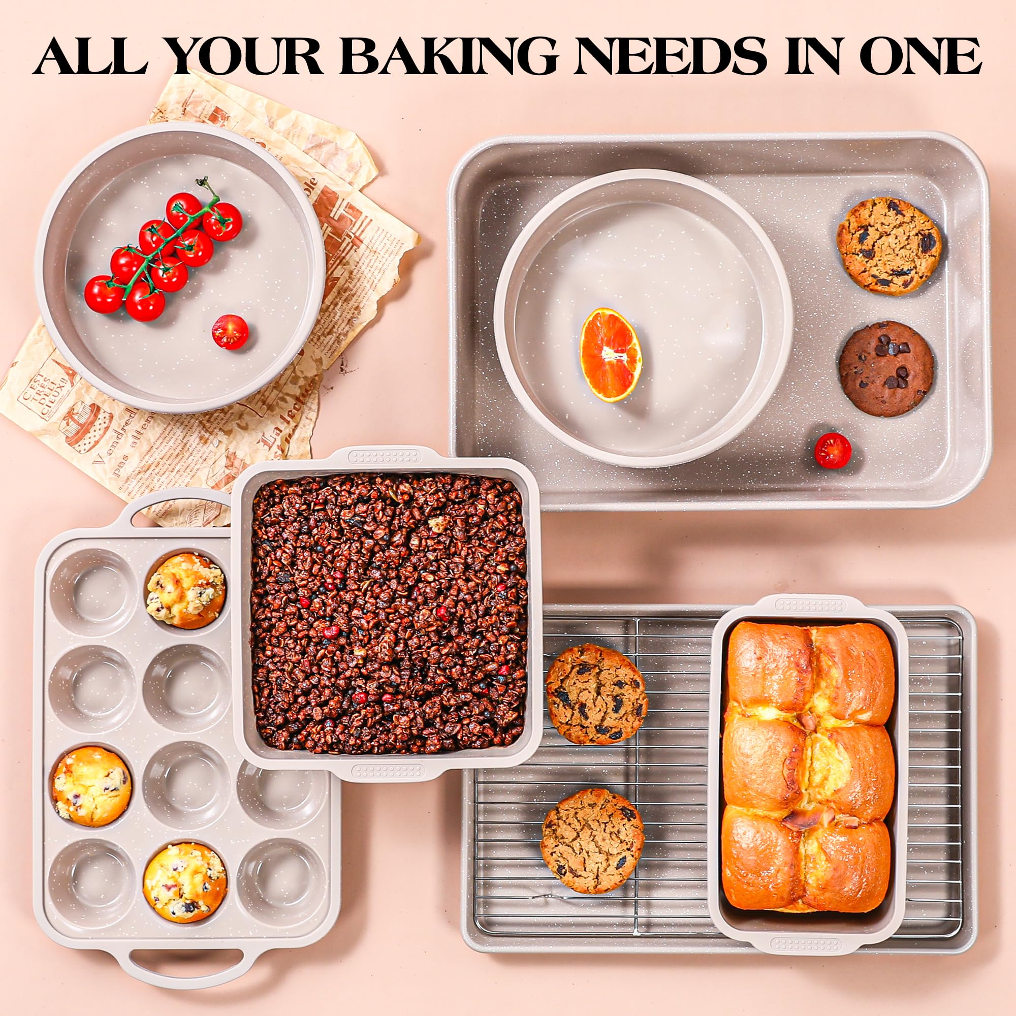 AOTASO second silicone round cake pan adds baking versatility