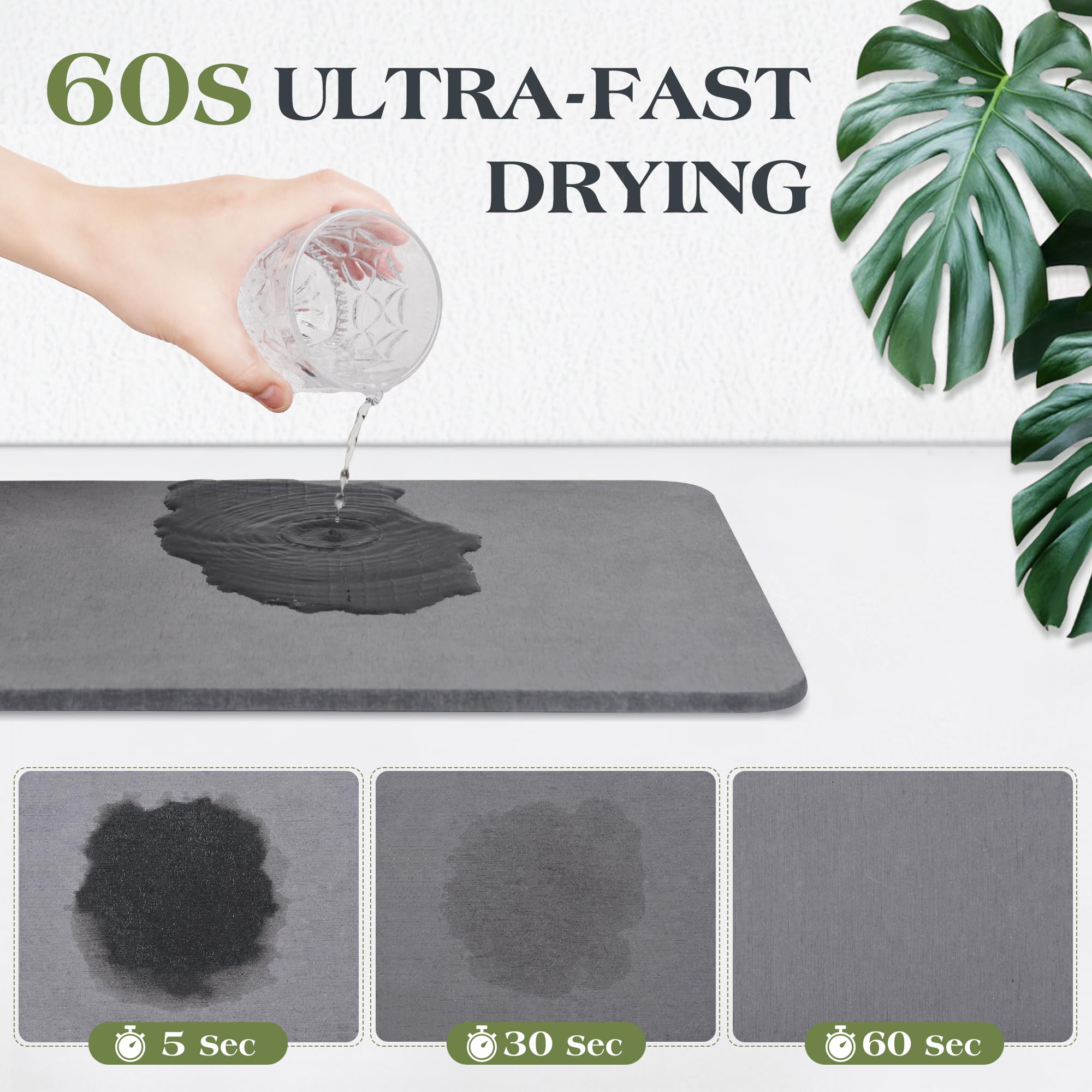 AOTASO anti-slip bottom keeps the mat in place.