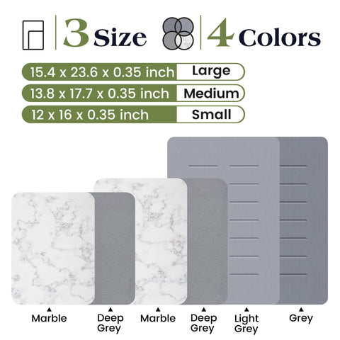 AOTASO drying mat texture detail highlights absorbent surface.