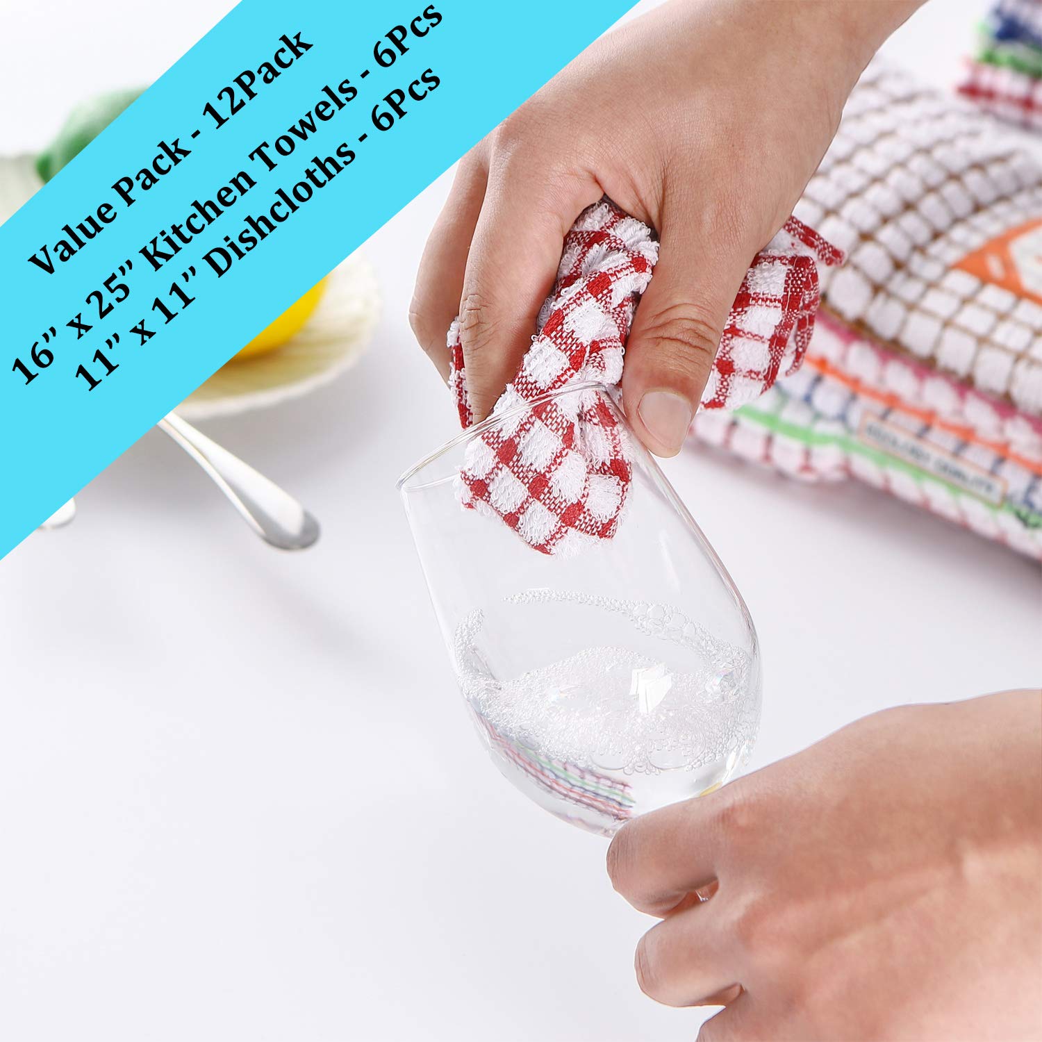 AOTBAT cotton towels show soft texture and strong absorption.