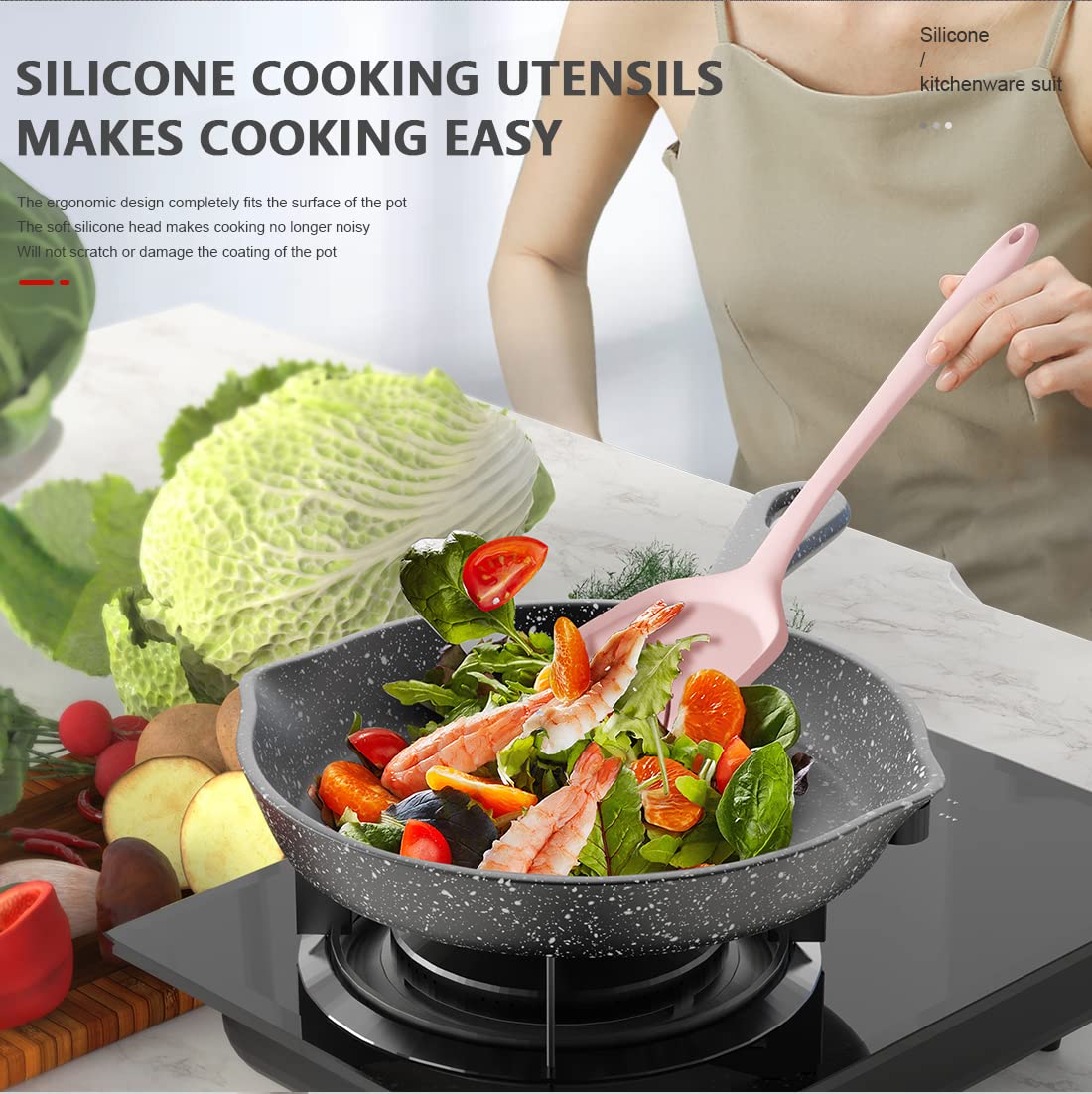 AOTHOD pasta server, serves pasta without clumping
