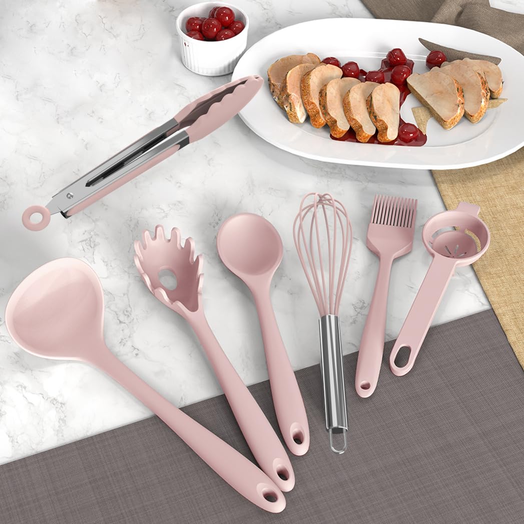 AOTHOD silicone turner, smooth edge for delicate flipping