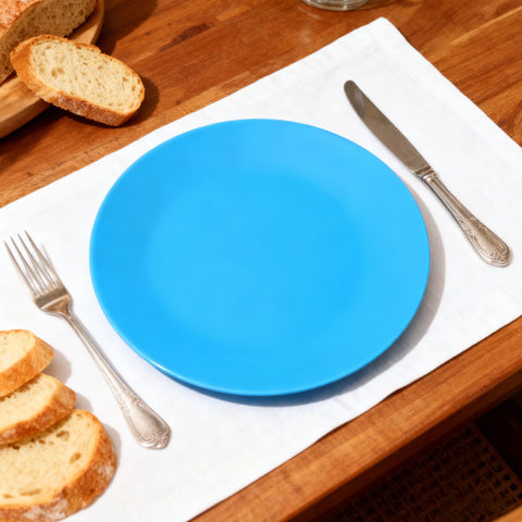 AOYITE BPA-free plates on dishwasher rack highlighting easy cleanup.