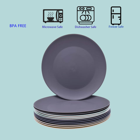AOYITE colorful plates ideal for outdoor dining and travel