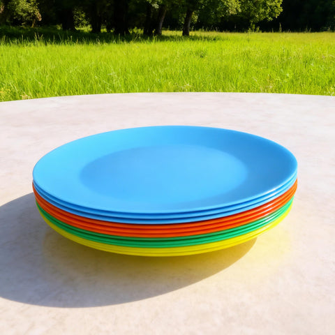 AOYITE microwave-safe plates ready for reheating leftovers.