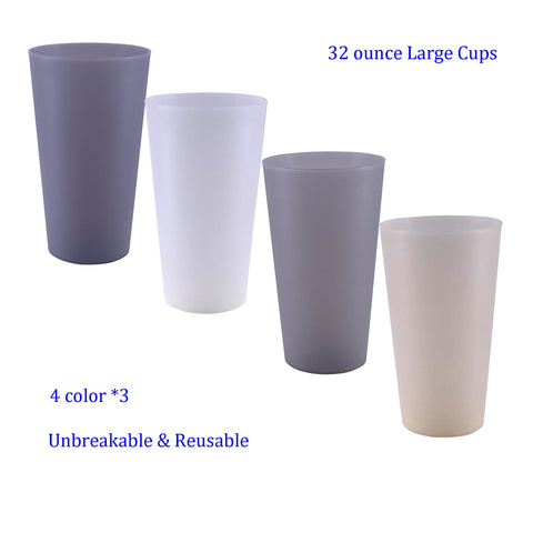 AOYITE multiuse cups for water, juice, or smoothies at home