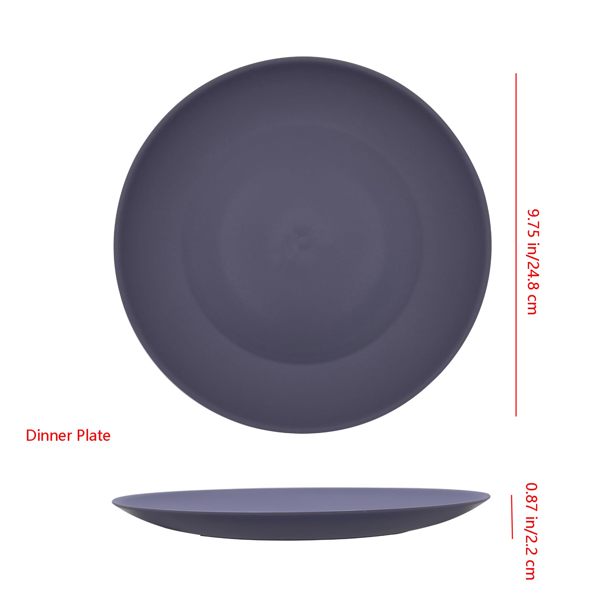 AOYITE plates designed for top rack dishwasher cleaning