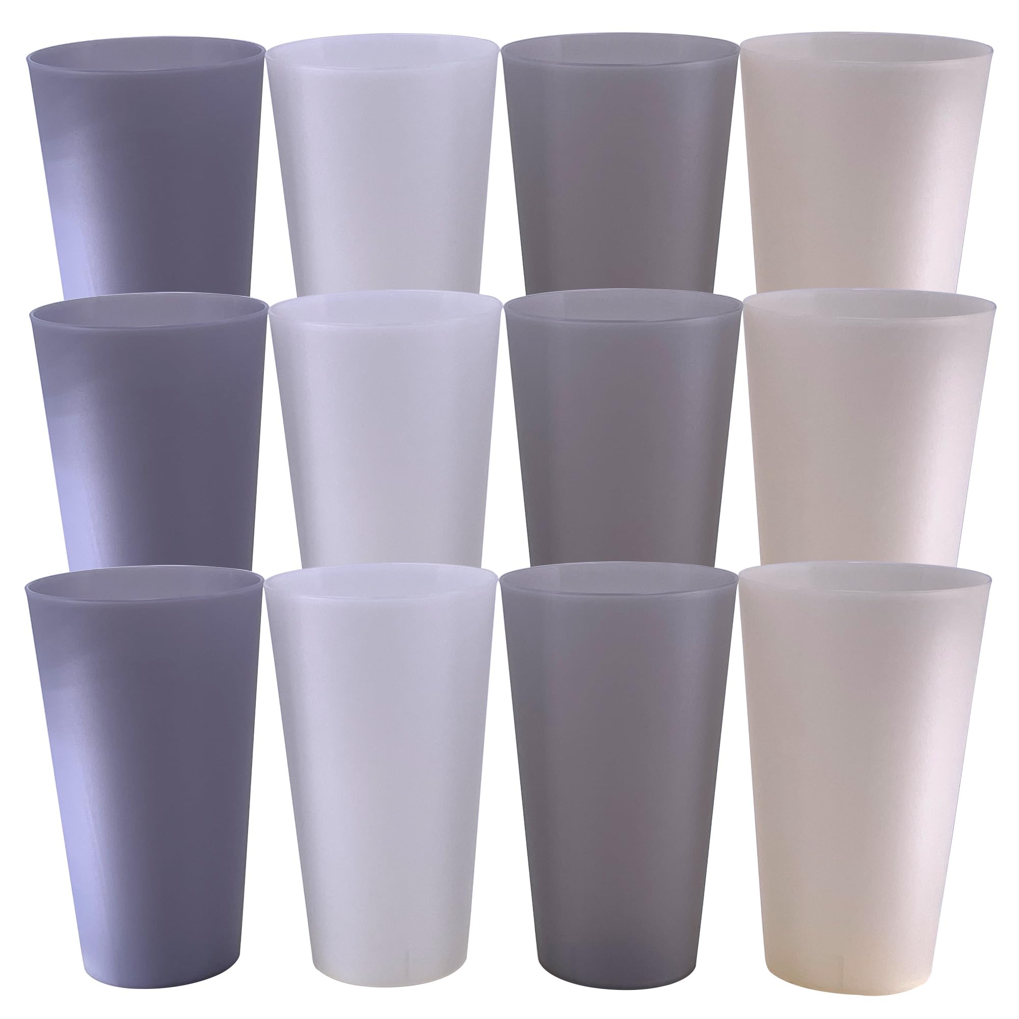 AOYITE unbreakable 32oz cups in grey stone for family use
