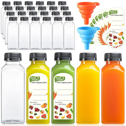 AOZITA juice bottles cap closeup with airtight seal for travel.