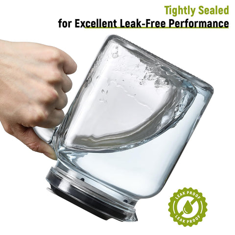 AOZITA 68oz pitcher dishwasher-safe for quick cleanup