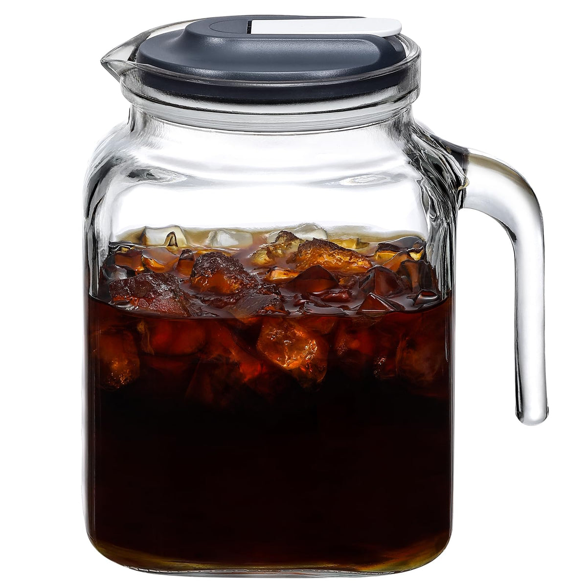 AOZITA 68oz seal pitcher with lid and spout for leak-free pouring