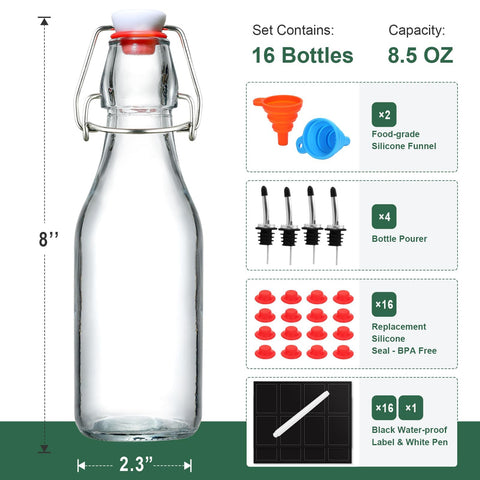 AOZITA airtight-cap bottles designed to keep beverages fresh during storage.