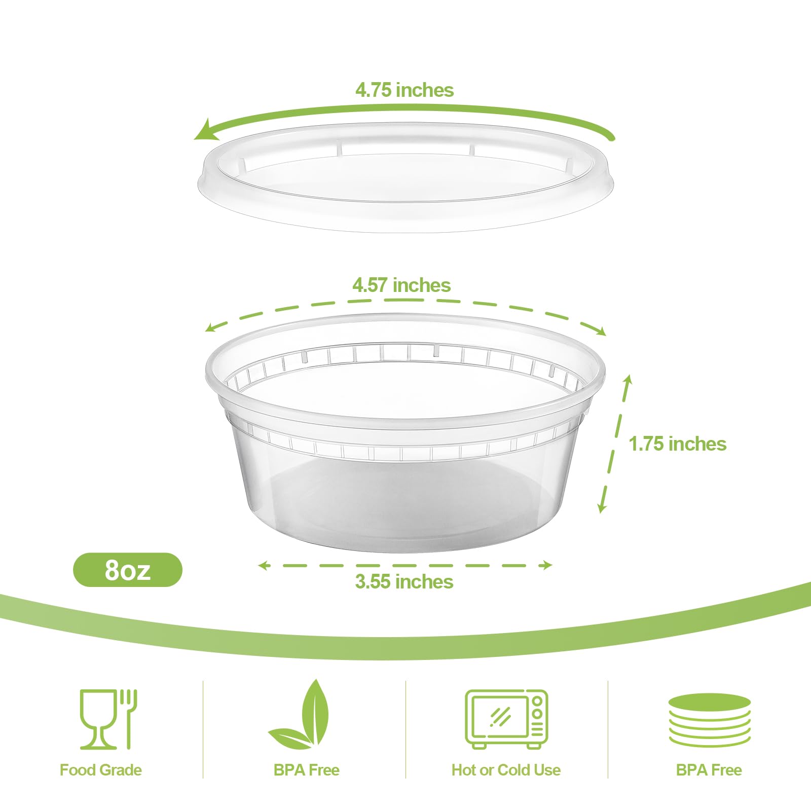 AOZITA airtight-lids ensure secure seals for fresh, spill-free transport.