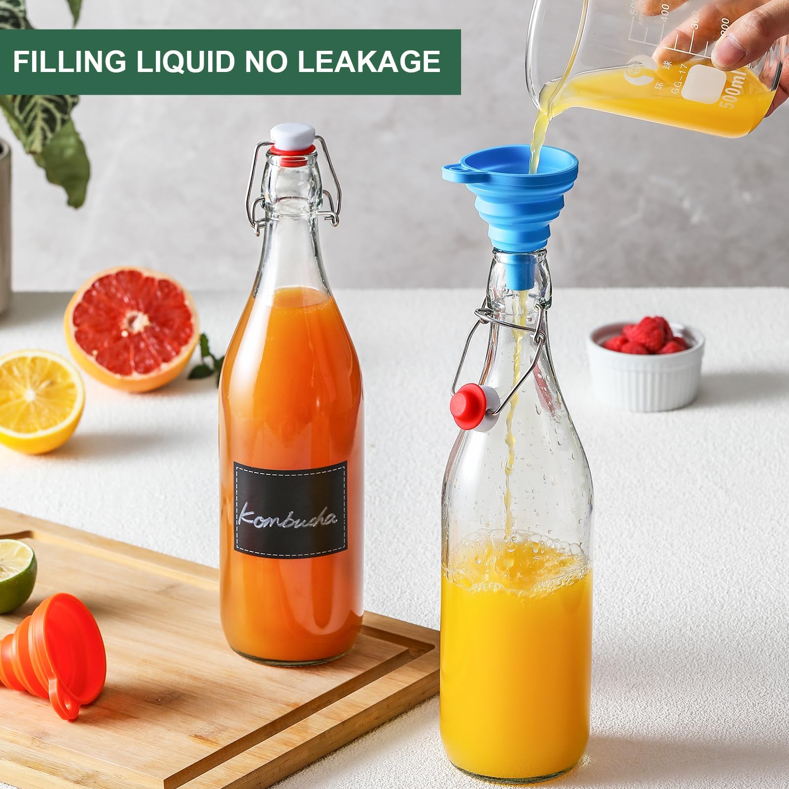 AOZITA pourers ensure clean, controlled pouring for carbonated drinks.