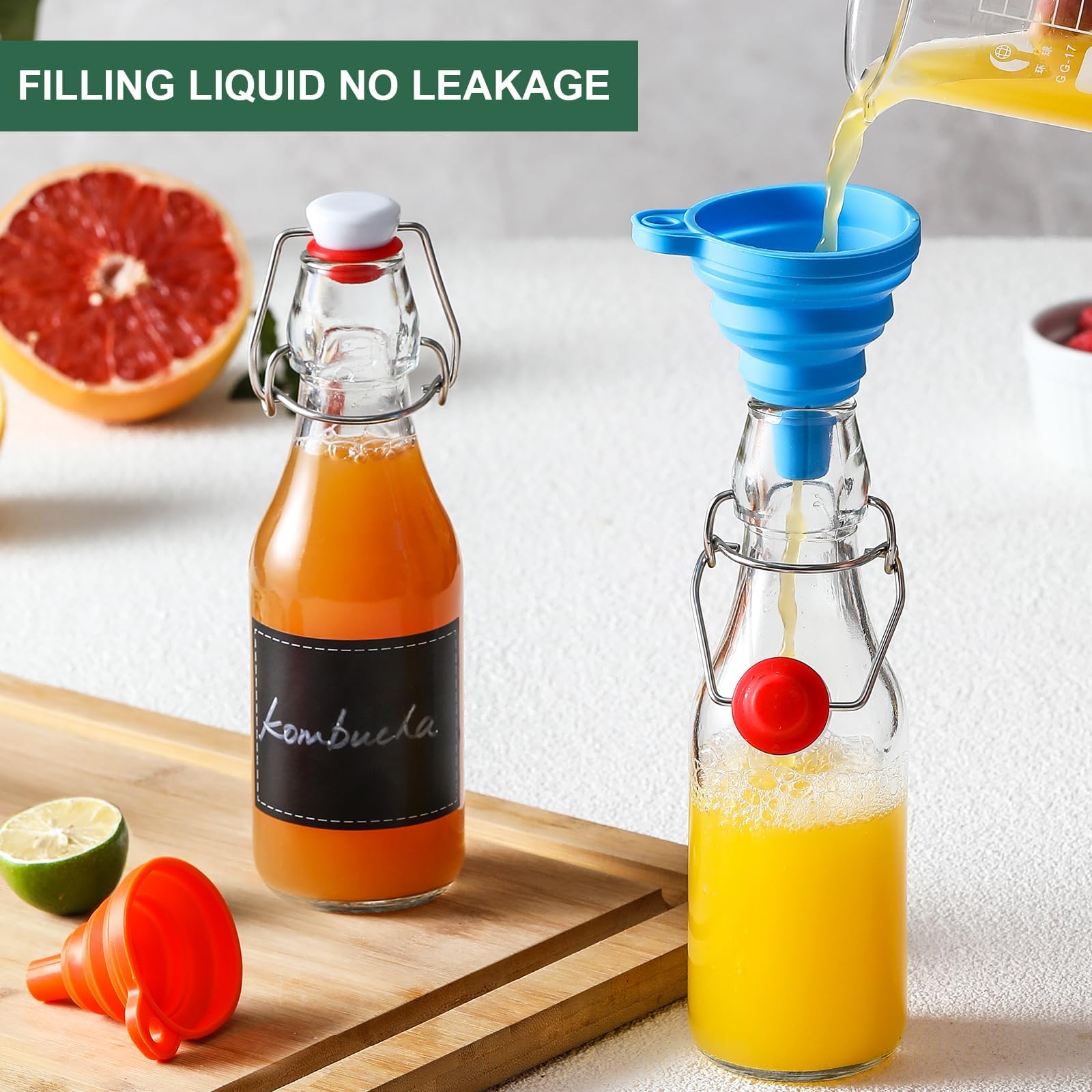 AOZITA pourers included for clean, controlled pouring.