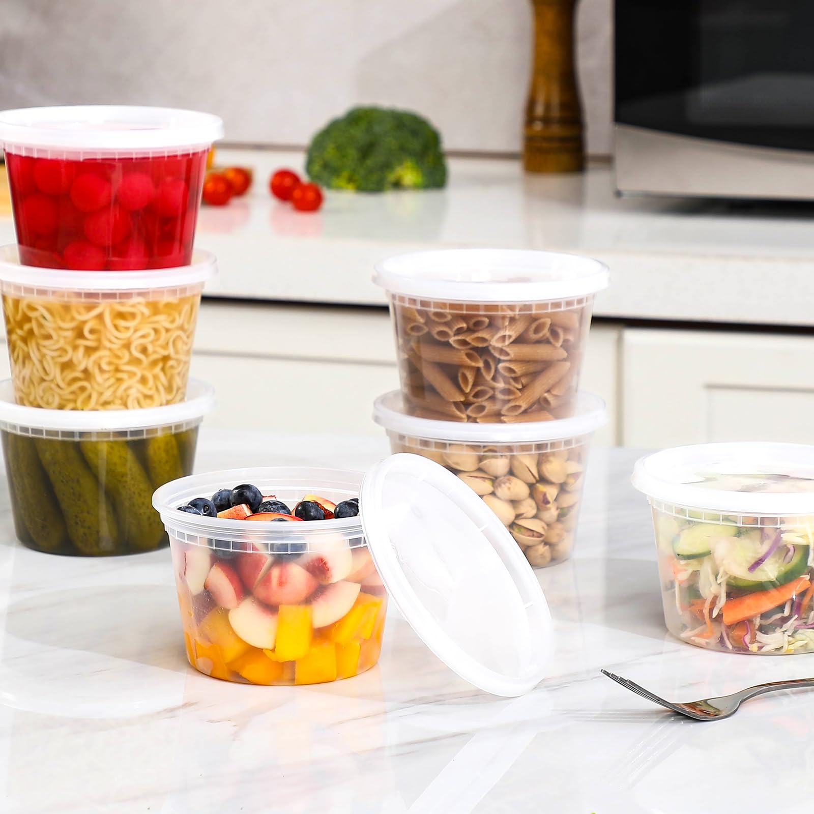 AOZITA dishwasher-safe containers simplify cleanup after meals.
