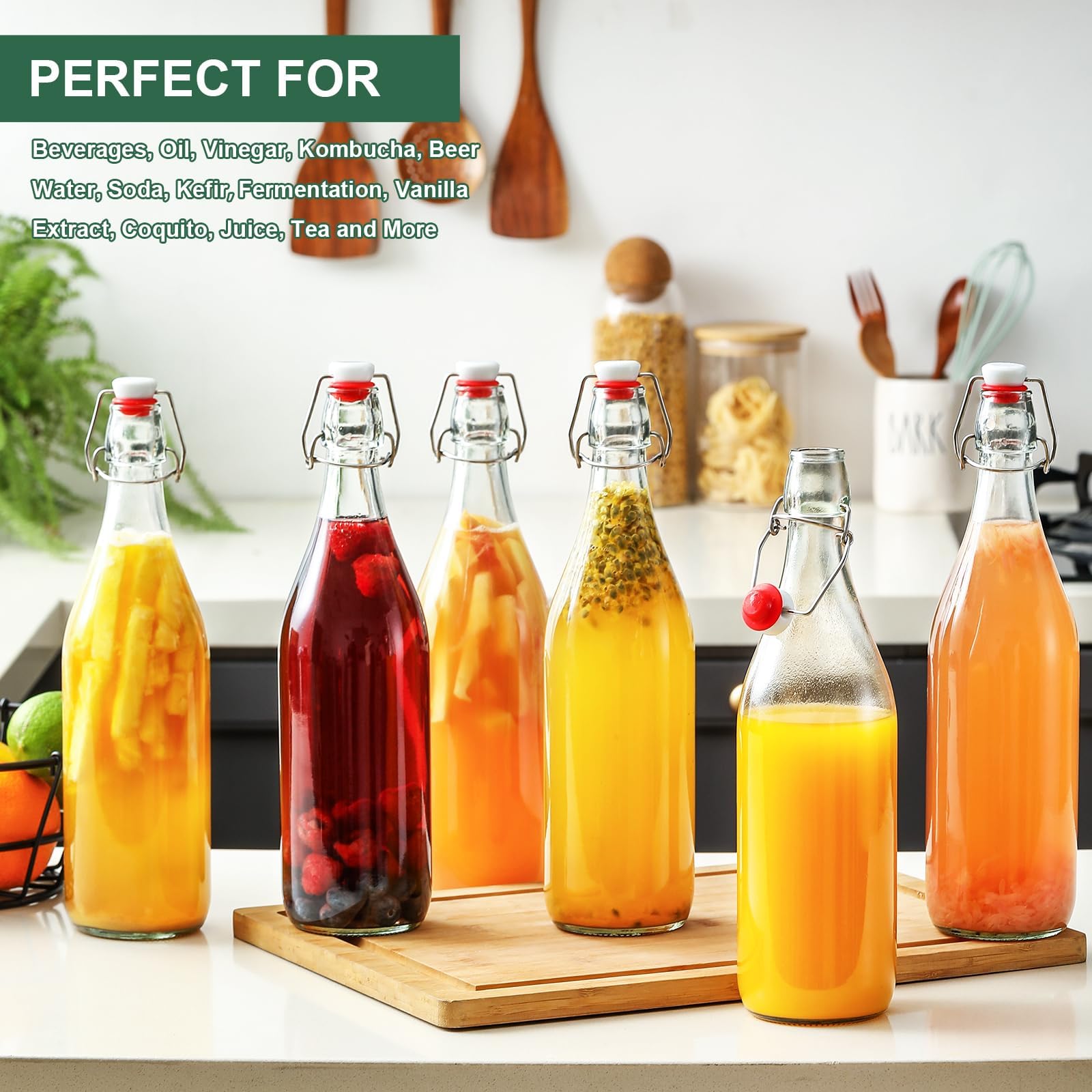 AOZITA thick glass is dishwasher-safe for easy cleanup.