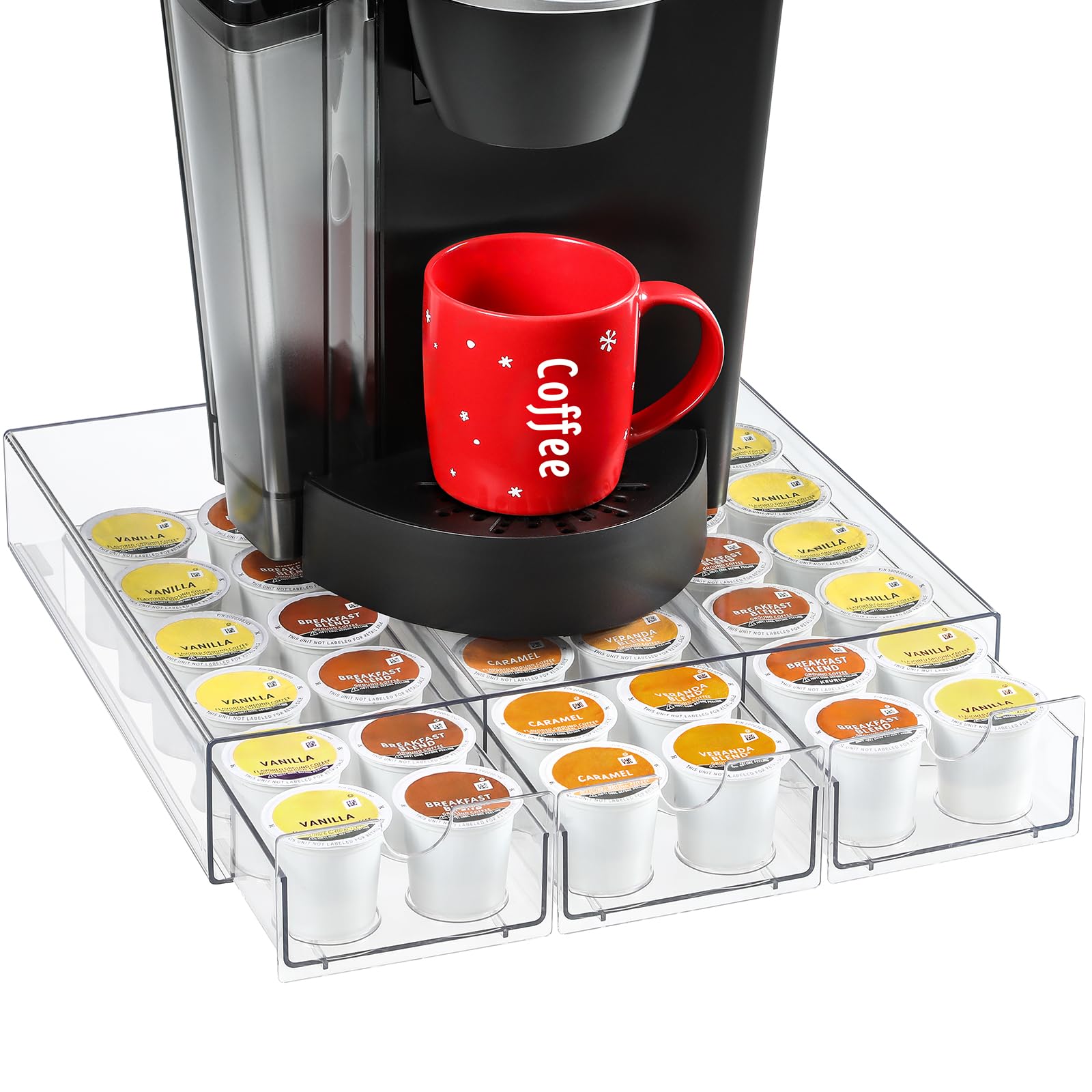 AOZITA compatible with Keurig classic/plus for neat storage.