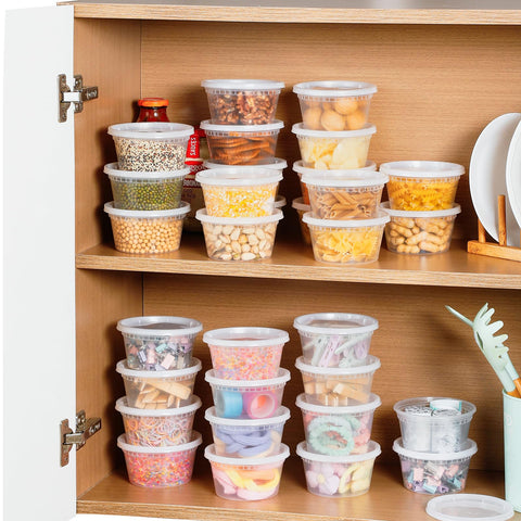 AOZITA meal-prep storage essentials help organize soups and salads.