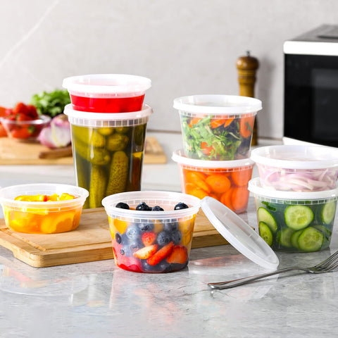AOZITA microwave-safe storage for easy reheating of meals.