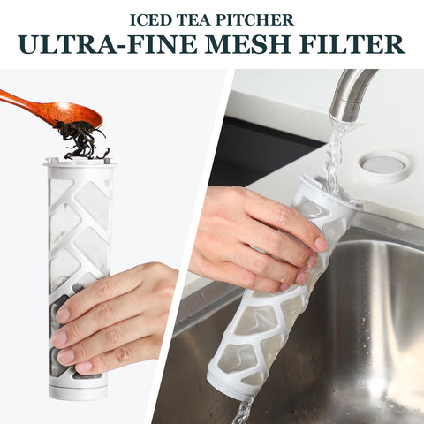 AOZITA pitcher handle provides comfortable grip for confident pouring and serving