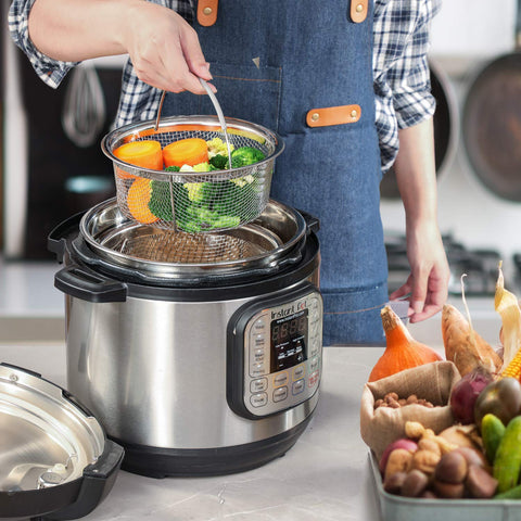 AOZITA basket shown in dishwasher for easy cleanup