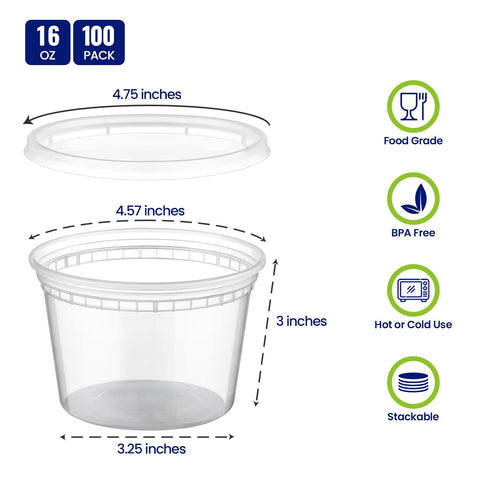 AOZITA tight-seal lids provide airtight closure to keep foods fresh.