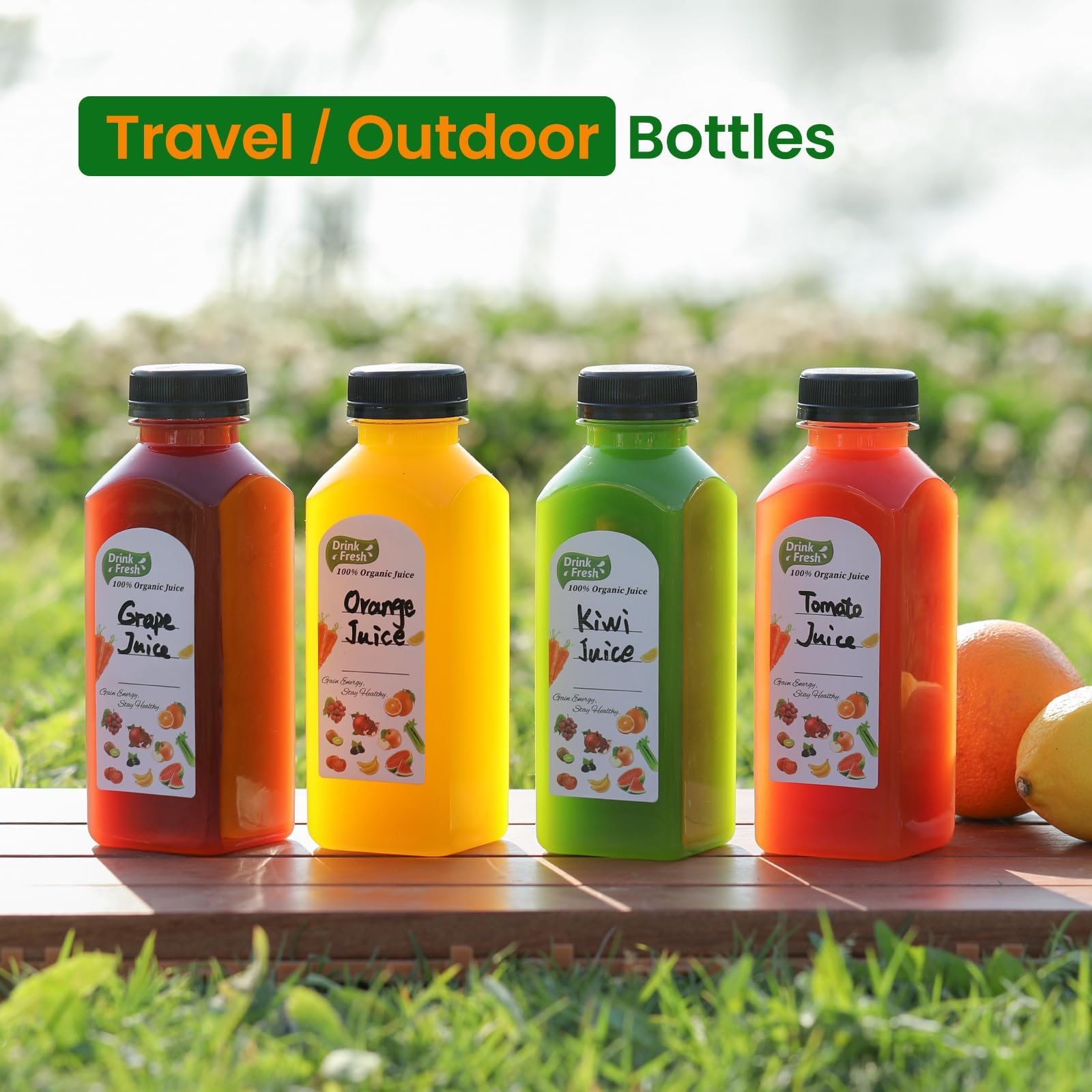 AOZITA travel-friendly-bottles fit in bags for gym or commute.